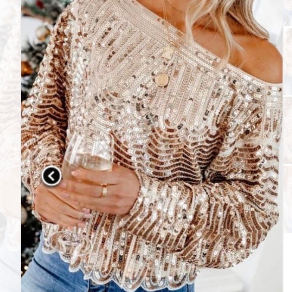 Beautiful Sequin Top - Picture 4 of 4